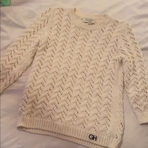 Golly hicks cable knit sweater